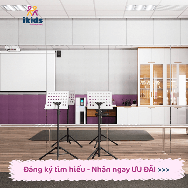 Khám phá chương trình Âm nhạc Echo Music thú vị tại Ikids Montessori Nam Từ Liêm